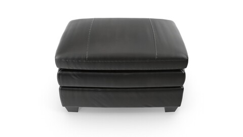 Leather Ottoman