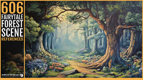 606 Fairytale Forest Scene