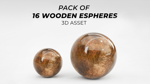 Polished Wooden Spheres Pack