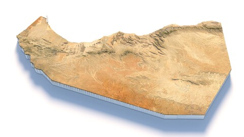 Somaliland Terrain Map