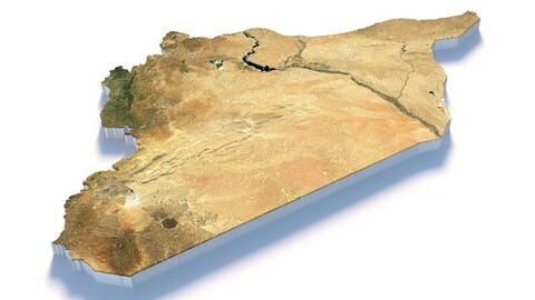 Syria Terrain Map