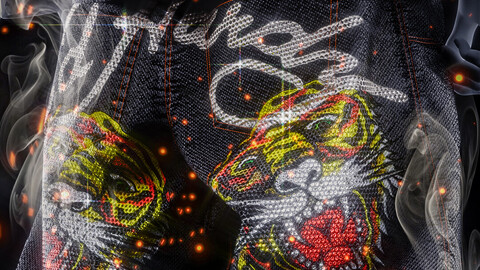 Ed Hardy Rhinestone Outfit