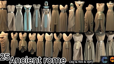 Egyptian clothing for men and women This file includes high-quality, detailed designed for use in game development, animation, and virtual reality projects.