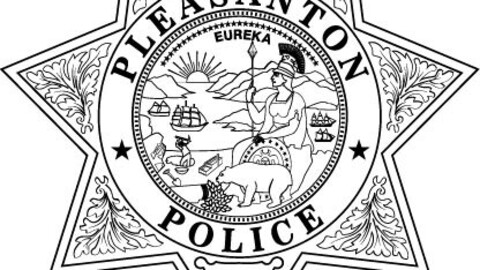 PLEASANTON POLICE vector file, svg dxf file for laser cutting, laser engraving, Cricut cut file, cnc router file, EZ Cad file