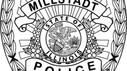 MILLSTADT, IL Police Badge vector file, svg dxf file for laser cutting, laser engraving, Cricut cut file, cnc router file, EZ Cad file