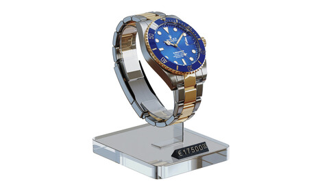 3D Model / Rolex / Submariner Date Blue