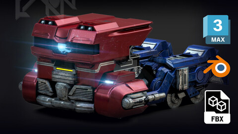 Transformers One Optimus Prime Cybertron Vehicle Form 3D model