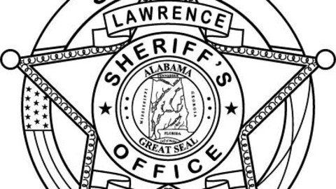 LAWRENCE COUNTY SHERIFFS Badge V2 vector file, svg dxf file for laser cutting, laser engraving, Cricut cut file, cnc router file, EZ Cad file