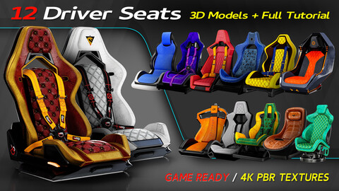 12 Driver Seats + Full Tutorial / 3D Models