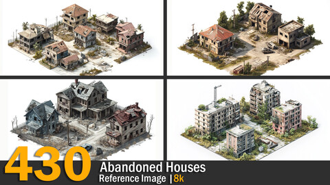 Abandoned Houses | Reference Images | 8K