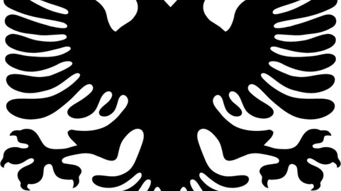 Albanian Miscellanea Eagle Flag, svg vector file, laser cut file, cricut file, engraving file, cnc cut file, Eps file