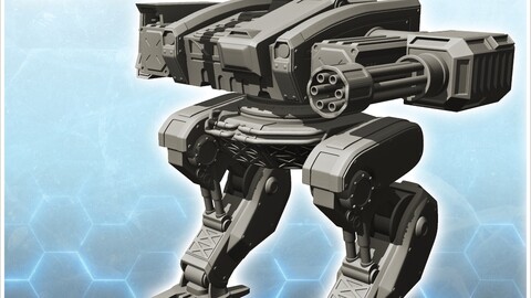 Thelstus combat robot (13) | STL for 3D Printing Printer | Hard Surface