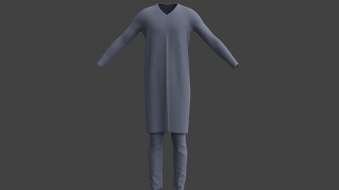 3D Male outfit - 2Piece shirt and trouser