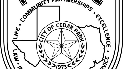 City of Cedar Park Police Patch TX vector file, svg dxf file for laser cutting, laser engraving, Cricut cut file, cnc router file, EZ Cad file