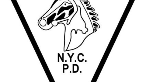 MOUNTED NYC PD vector file, svg dxf file for laser cutting, laser engraving, Cricut cut file, cnc router file, EZ Cad file