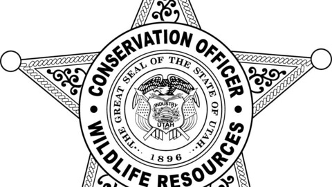 Conservation Officer Wildlife Resources Badge UTAH vector file, svg dxf file for laser cutting, laser engraving, Cricut cut file, cnc router file, EZ Cad file