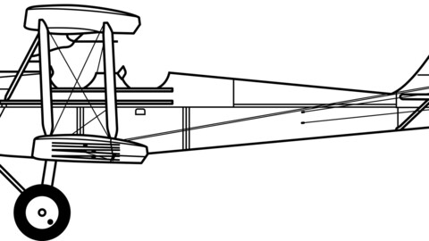 Amy Johnson's de Havilland DH.60 Moth, svg vector file, laser cut file, cricut file, engraving file, cnc cut file, Eps file