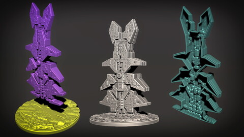 Kyriarchy Alliance Monolith 10 - 3D Print Ready - .OBJ, .STL files