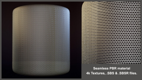 Seamless speaker grill mesh material textures