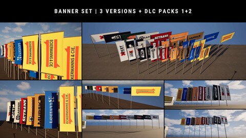 Banner Set | 3 Versions + DLC Packs 1 & 2