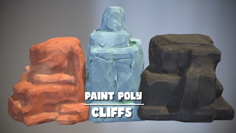 Paint Poly - Cliffs - LODs & Variation