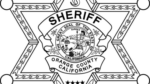 Orange County Sheriff Badge California vector file, svg dxf file for laser cutting, laser engraving, Cricut cut file, cnc router file, EZ Cad file