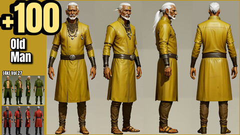 +100 Old Man Concept (4k)