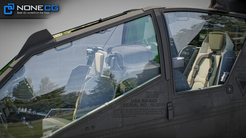 AH-64D Apache Longbow Helicopter Cockpit