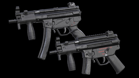 MP5 MP5K MP5KN + Upgrades Game Ready