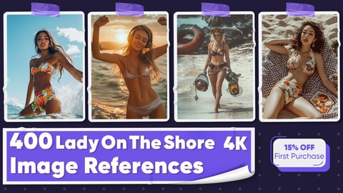 400 Lady on the Shore Image References - Vol 01