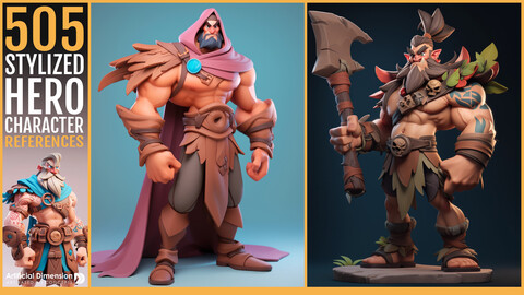 505 Stylized Hero Character