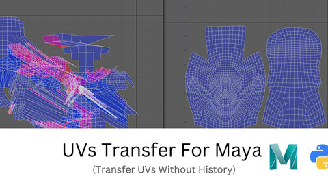 UVs Transfer Tool For Maya