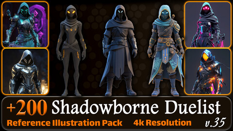 200 Shadowborne Duelist Reference Pack | 4K | v.35