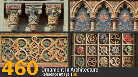 Ornament In Architecture | Reference Images | 8K