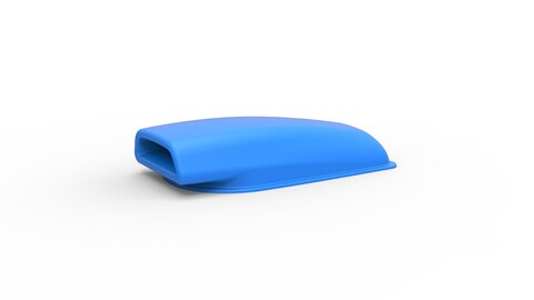 3D printable Air Scoop for dragster Version 2 Scale 1:25