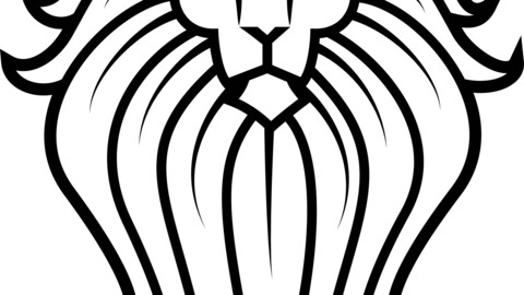 Lion Vector, svg vector file, laser cut file, cricut file, engraving file, cnc cut file, Eps file