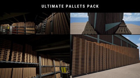 Ultimate Pallets Pack | 48 Assets