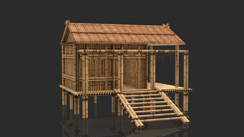 Bamboo House 3 - Jungle Hut