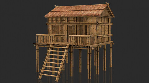 Bamboo House 4 - Jungle Hut