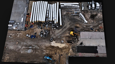 construction site buildings works terrain photogrammetry