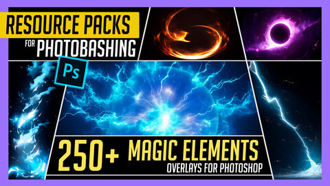 250+ Magic Elements Overlay Effects Resources for Concept Art