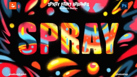 Spray Paint Photoshop Brushes