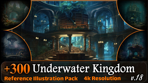 300 Underwater Kingdom Reference Pack | 4K | v.18