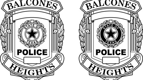 Balcones Heights Texas Police Department, Eagle badge, Vector file, badge, black white, svg, outline, cnc cut, laser cut, digital, wood engraving, laser file, engraving file, line art, cricut, vinyl file, emblem, monogram