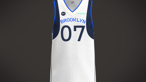 Mens basketball jersey vest with graphics