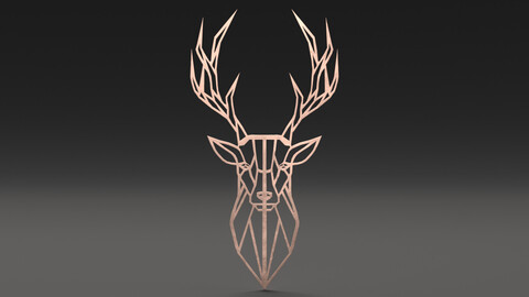 Metal Face 4 Deer