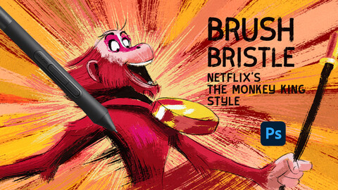 Photoshop Brush Bristle The Monkey King Styke