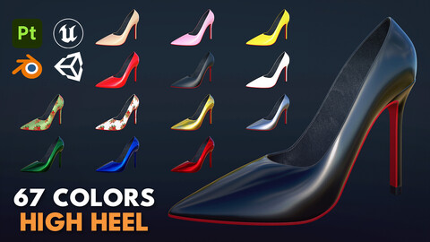 67 Colors High Heel