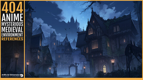 404 Anime Mysterious Medieval Environment