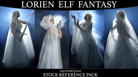 Lorien Elf Fantasy - Stock Model Reference Pack